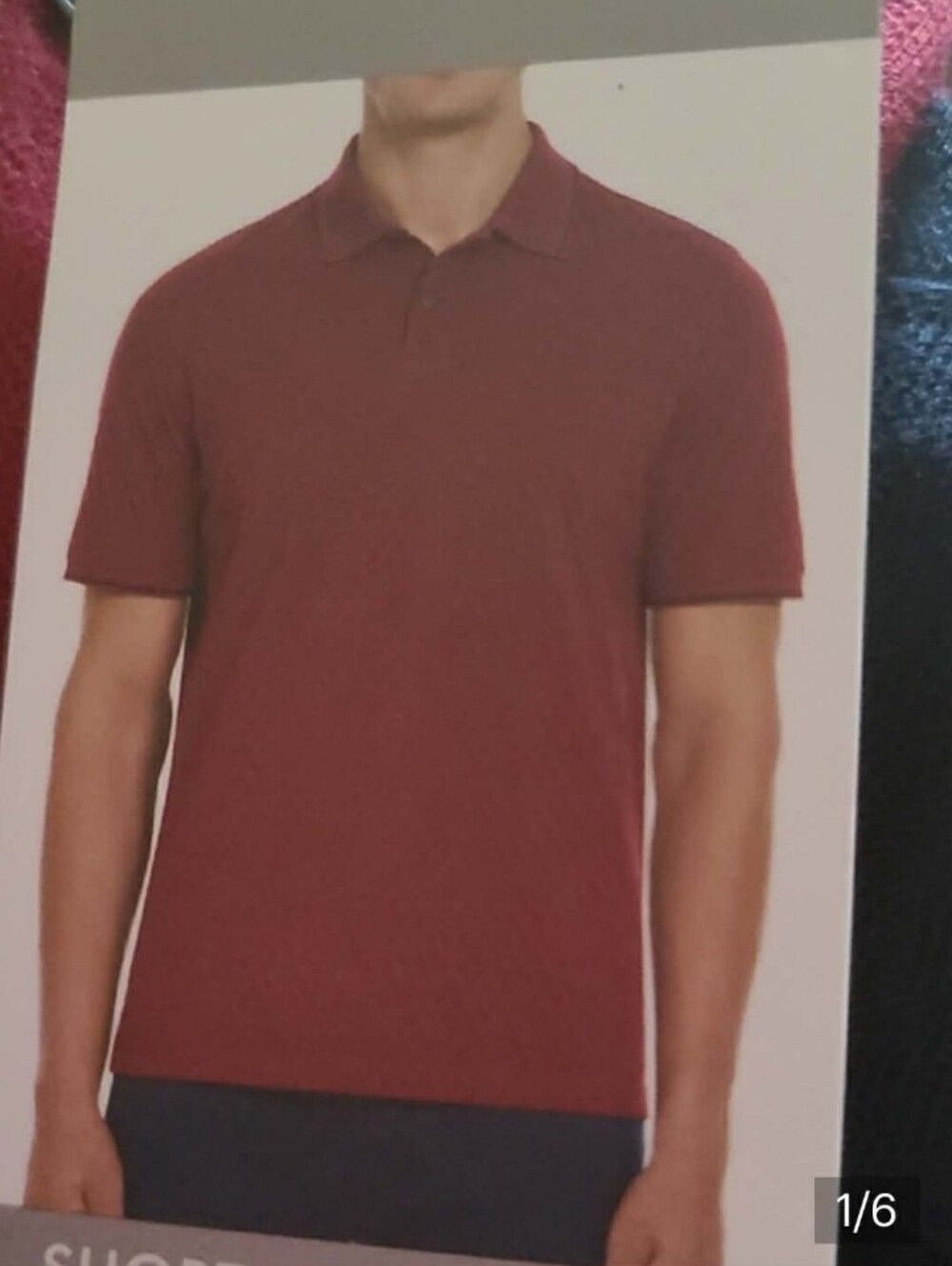 *Ted Baker Textured Polo with Contrast Trim
